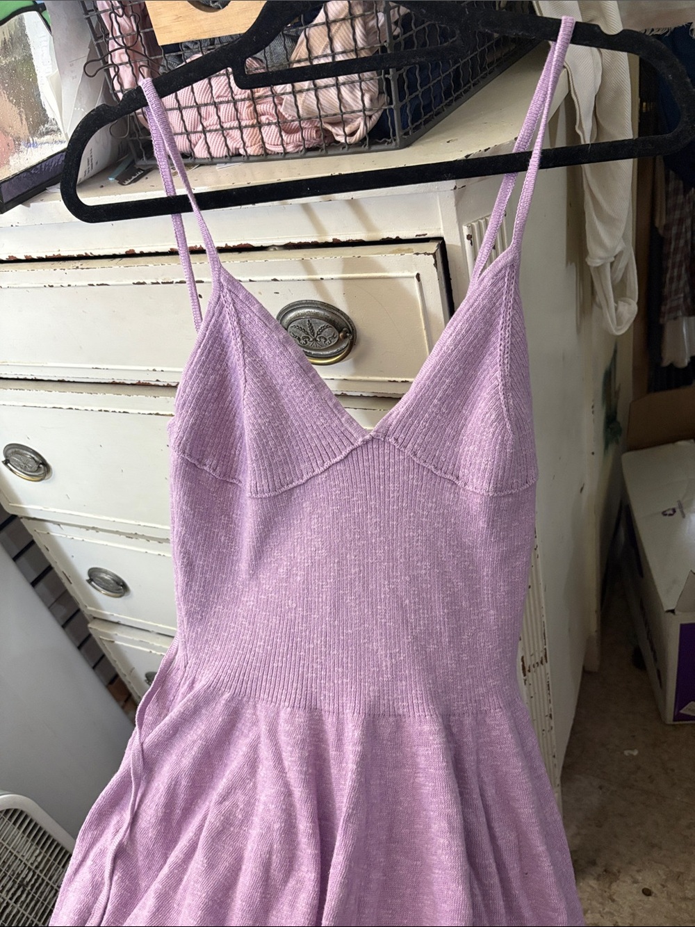FP Beach cotton/linen Sweater Dress, M